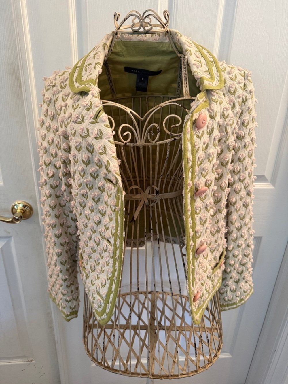 Marc Jacob’s Jacket Vintage Short Flower Size 8